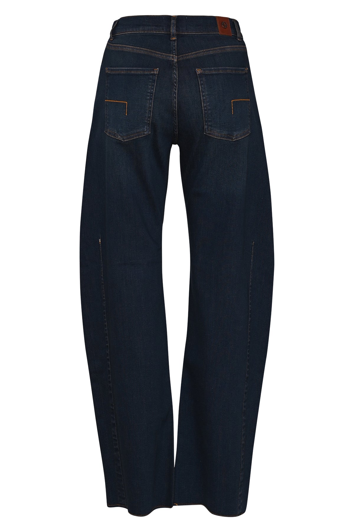 achterzijde bosley barrel jeans worn indigo met bekende dnm pure 