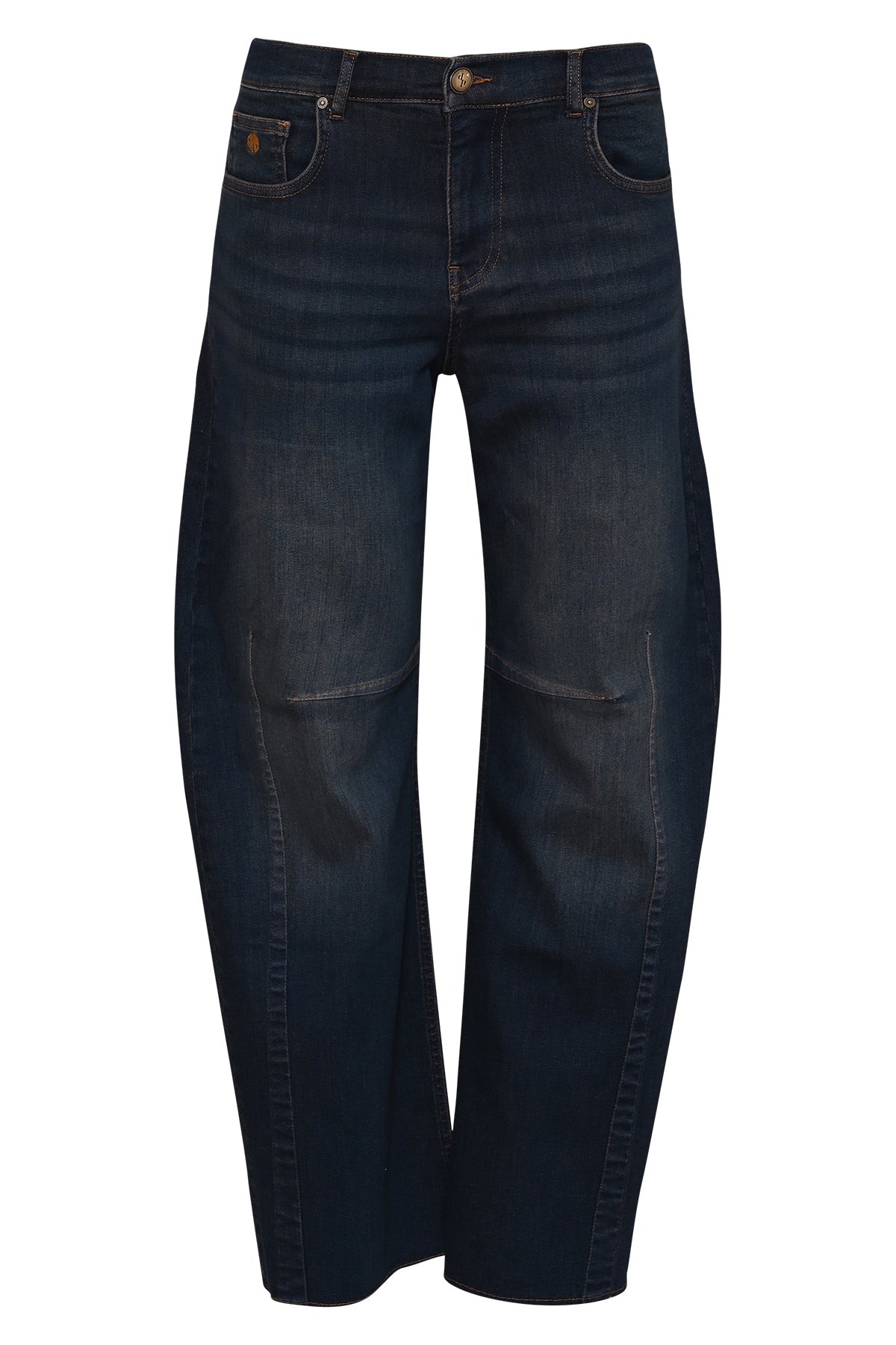 barrel fit jeans bosley met gedragen wassing van dnm pure