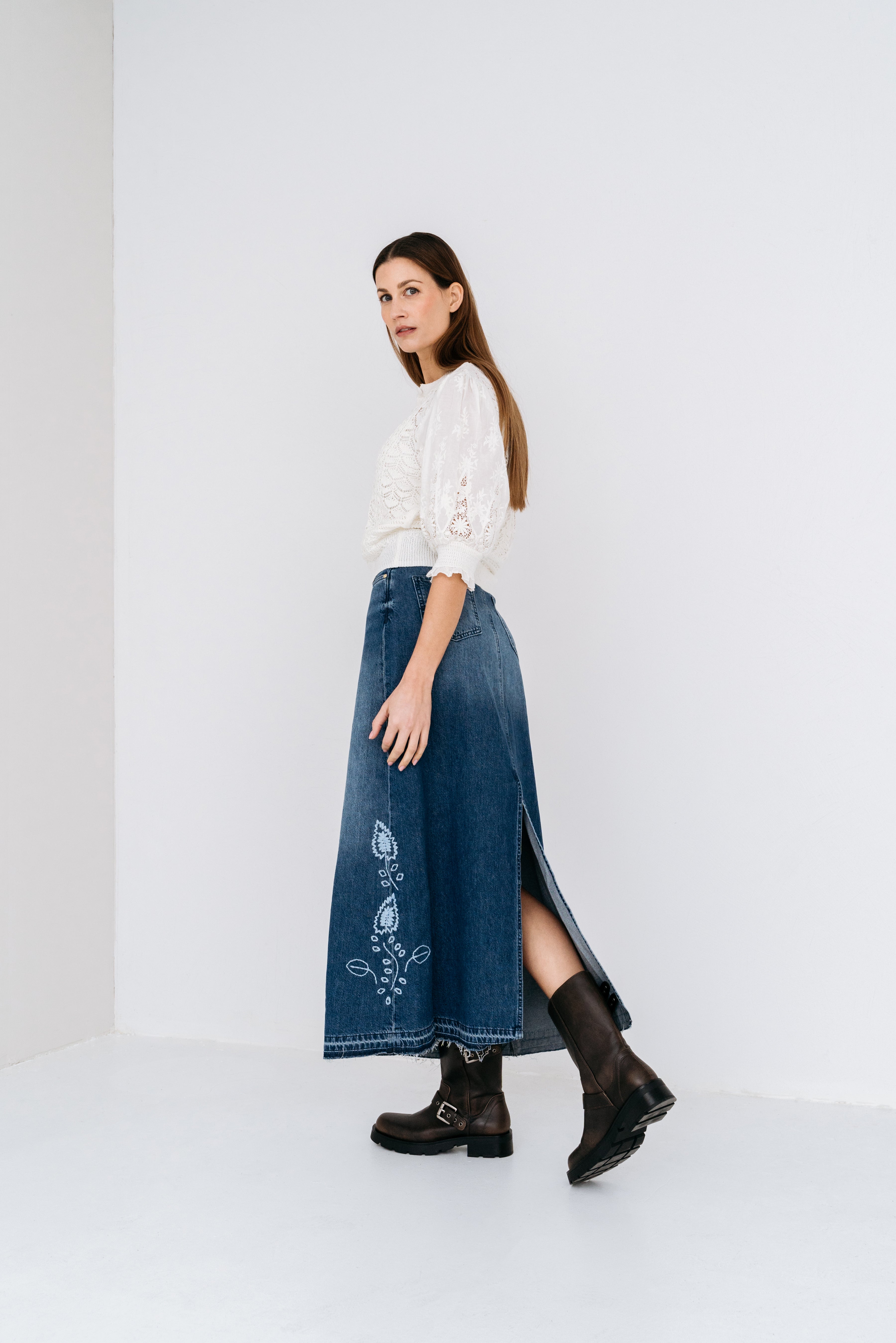 ELVIS SKIRT - MidBlu