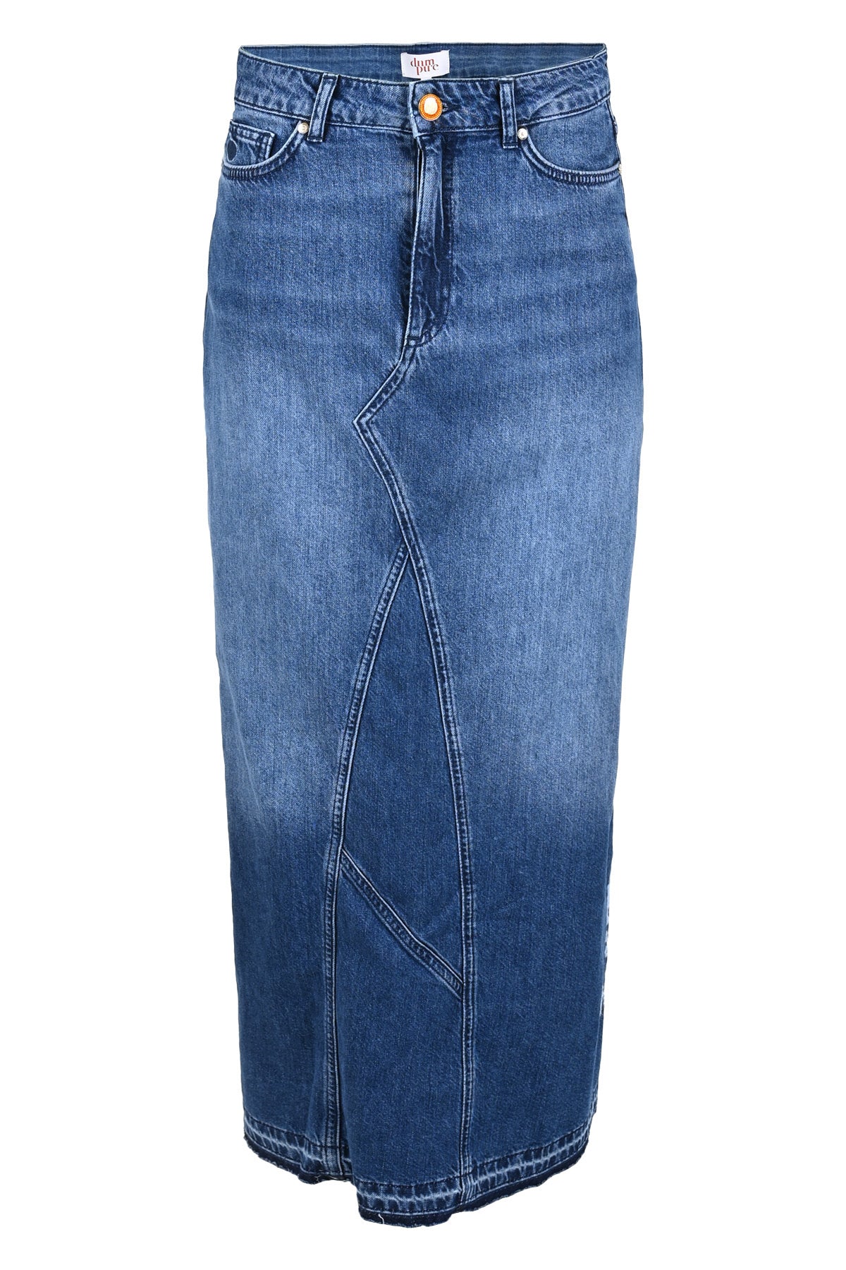 ELVIS SKIRT LONG - MidBlu/Navy