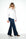 flared fit jeans bowie in milan blue zijkant