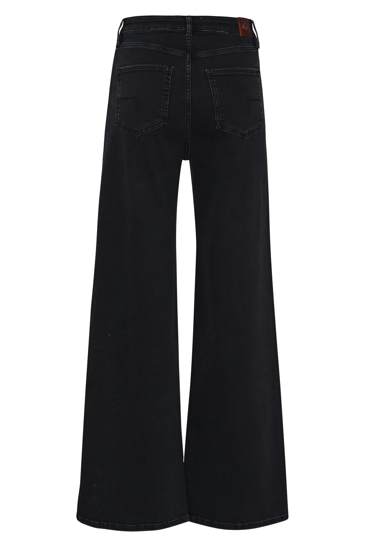 dnm pure almost black francis barrel jeans van achterkant met bekende zakken