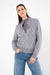 Perel ruitmotief vest grijs