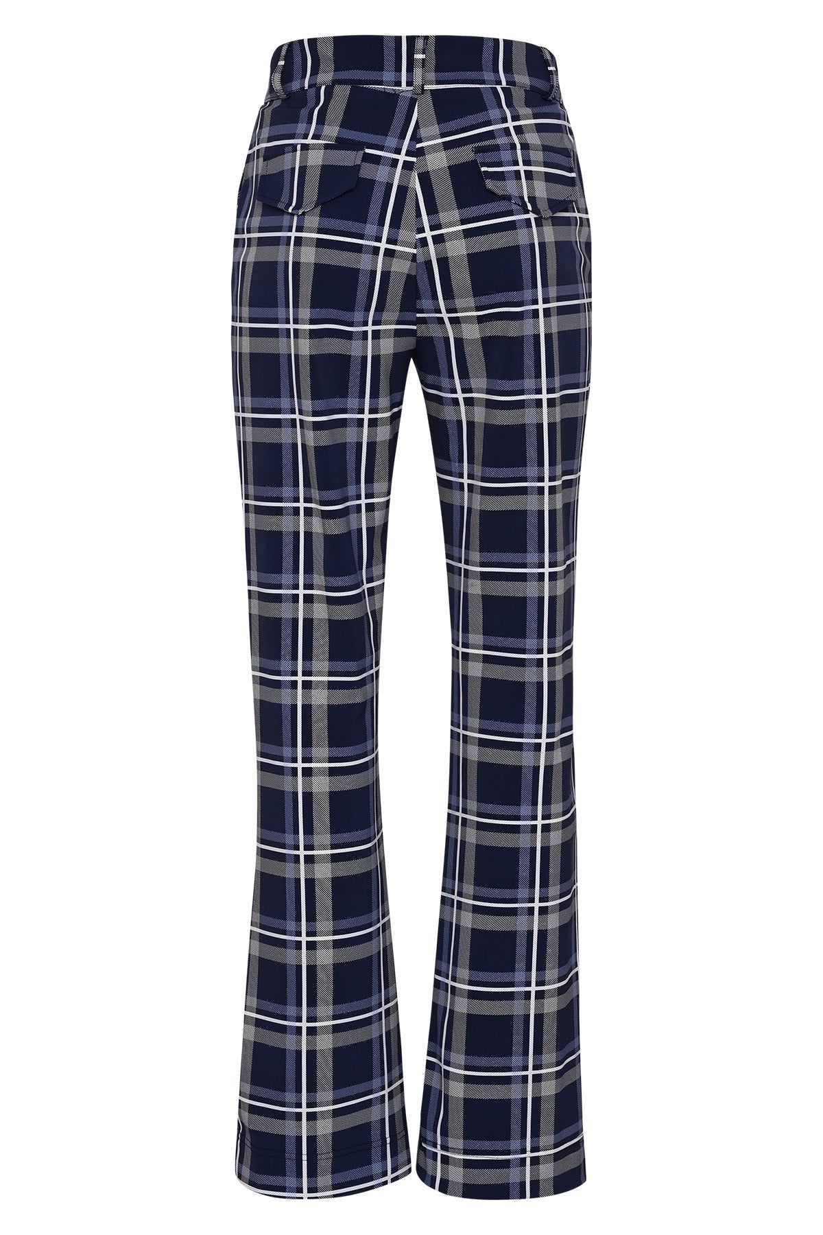Blauw geruite broek Sarah