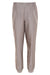 taupe broek voss van zizo met steekzakken en elastische tailleband