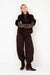 Bruine barrel broek Vida