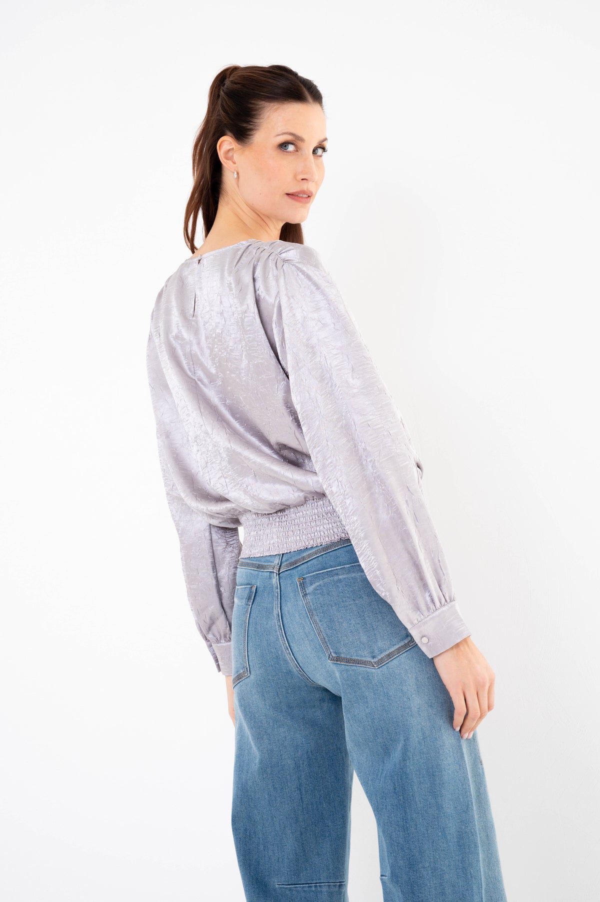 Zilver shirt Zahide