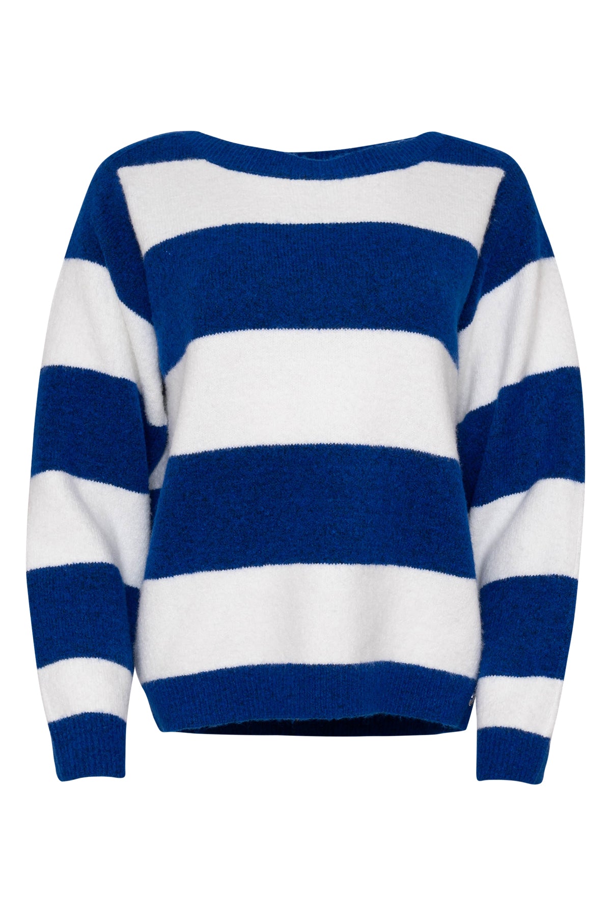Gestreepte trui Zelene blauw/wit