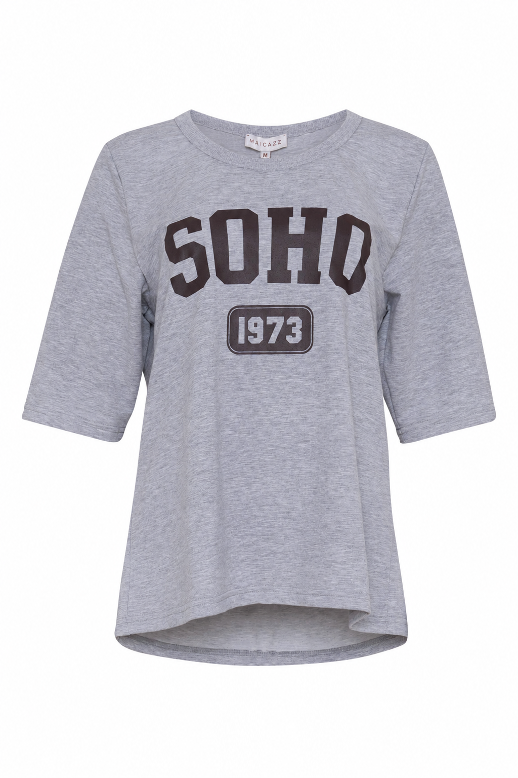Lichtgrijs t-shirt Zonora